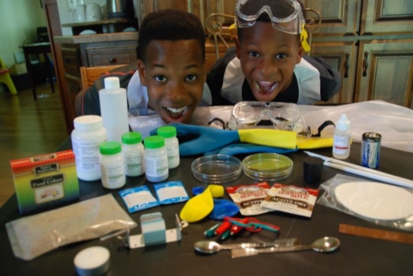Homeschooling is full enough without stressing over how science fits in and if you have supplies for experiments. Come see how to simplify with creative chemistry (or other sciences) in your homeschool days. Watch a few great experiments by the Science Squad!