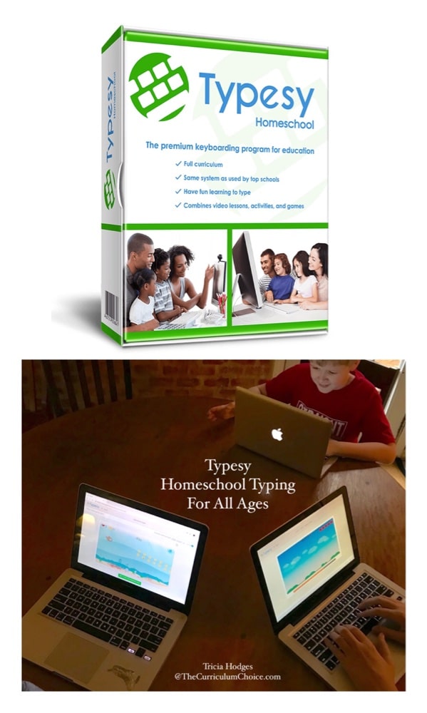 This is such an easy and FUN way to fit in typing skills — great for the every day homeschool. We will be building keyboard skills the whole year through with homeschool typing for all ages!