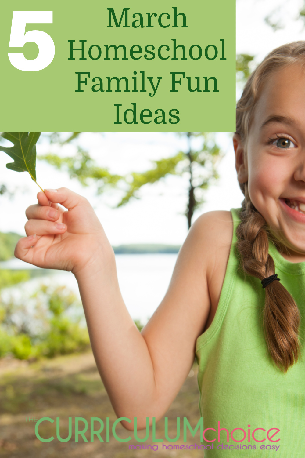 Incorporate all sorts of green merriment into the month of March with these March homeschool family fun ideas, or create a few of your own. Baking, hiking, reading, playing and more! From The Curriculum Choice