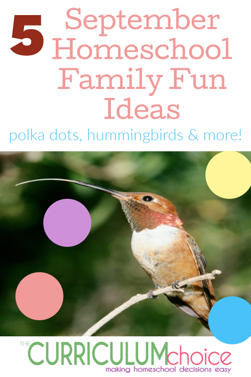 Celebrate the last official days of summer! Make every day a holiday with those you love. Enjoy these 5 September homeschool family fun ideas. From The Curriculum Choice