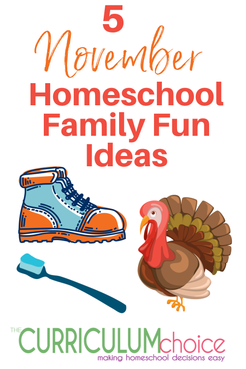 Families can practice an attitude of thanksgiving throughout the month with these November homeschool family fun ideas.