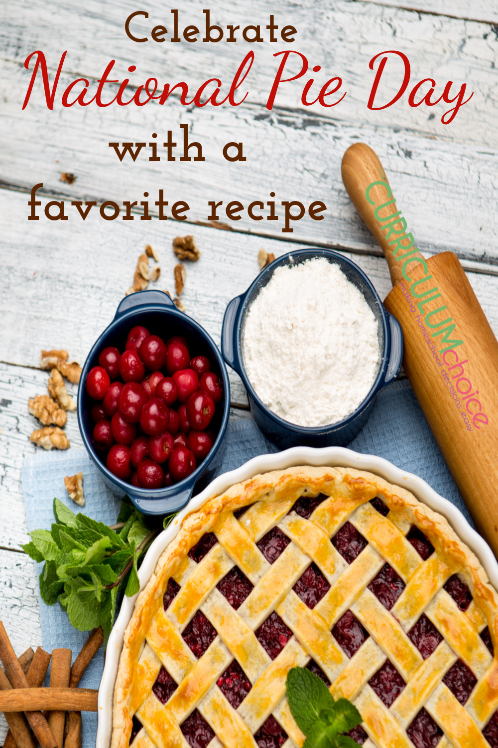 Celebrate National Pie Day by making your favorite pie! Looking for fresh ideas, try one of our favorite pie recipes!