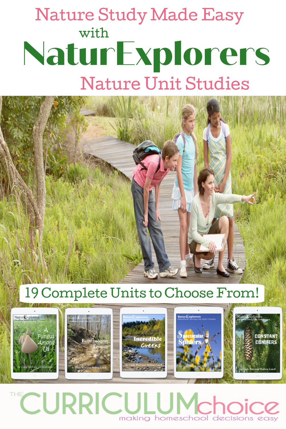 NaturExplorers Nature Unit Studies are 19 different, complete nature based science studies for 1st - 8th grades. This is a collection of review from The Curriculum Choice.