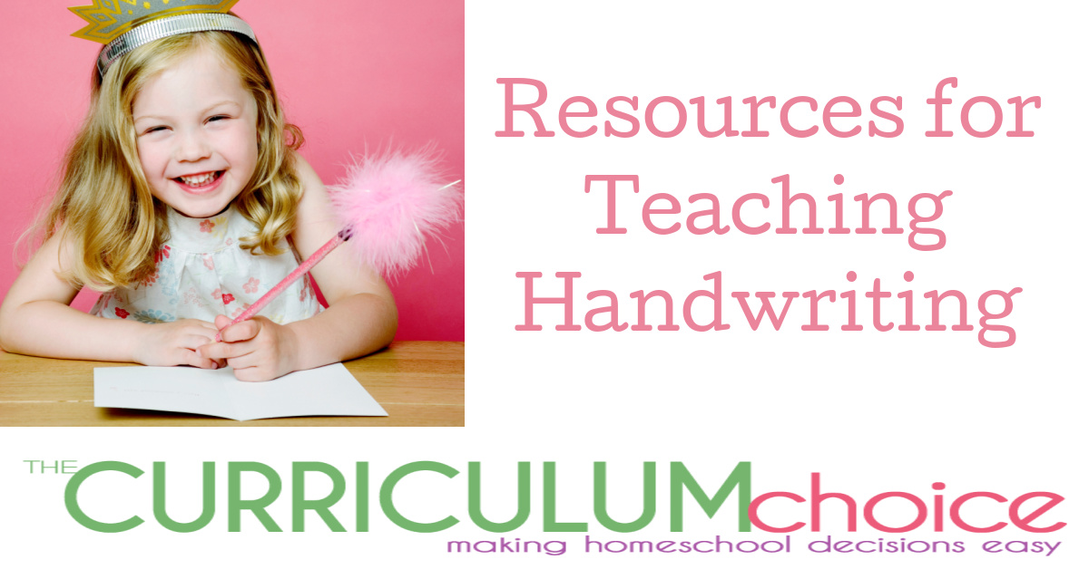 Resources for Teaching Handwriting