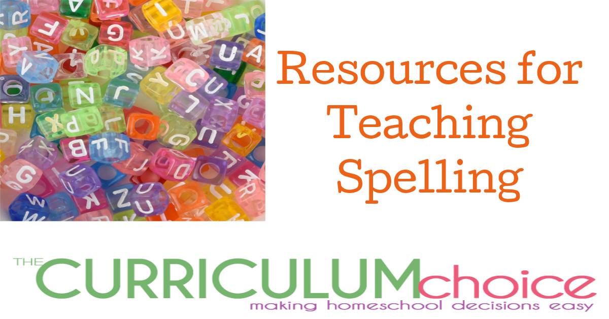 Resources for Teaching Spelling