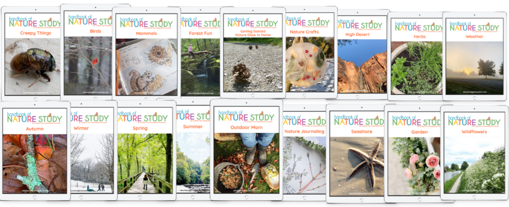 Homeschool Nature Study - one stop shop for using the Handbook of Nature Study and Outdoor Hour Challenges in your homeschool!
