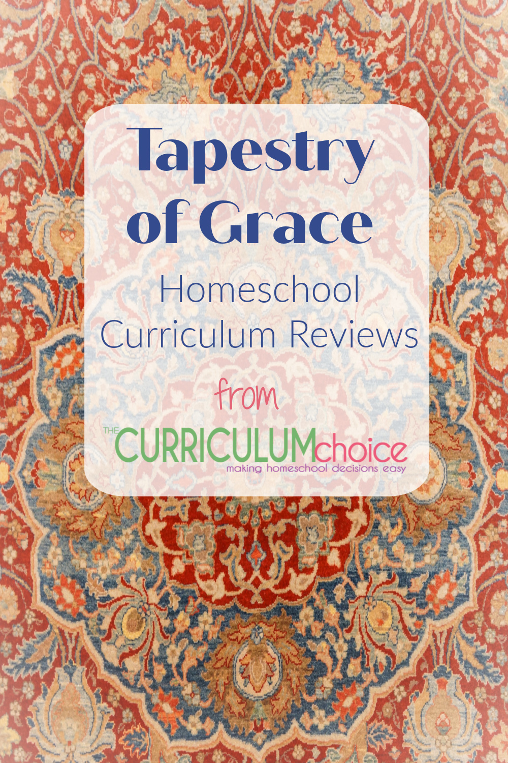 This is a collection of reviews about the classically based, Tapestry of Grace Homeschool Curriculum from the authors at The Curriculum Choice.