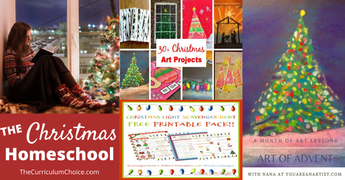 The Christmas Homeschool -  The Curriculum Choice authors have you covered with lesson plans, craft ideas, book lists, recipes, and more to take make your children’s December jolly and memorable.