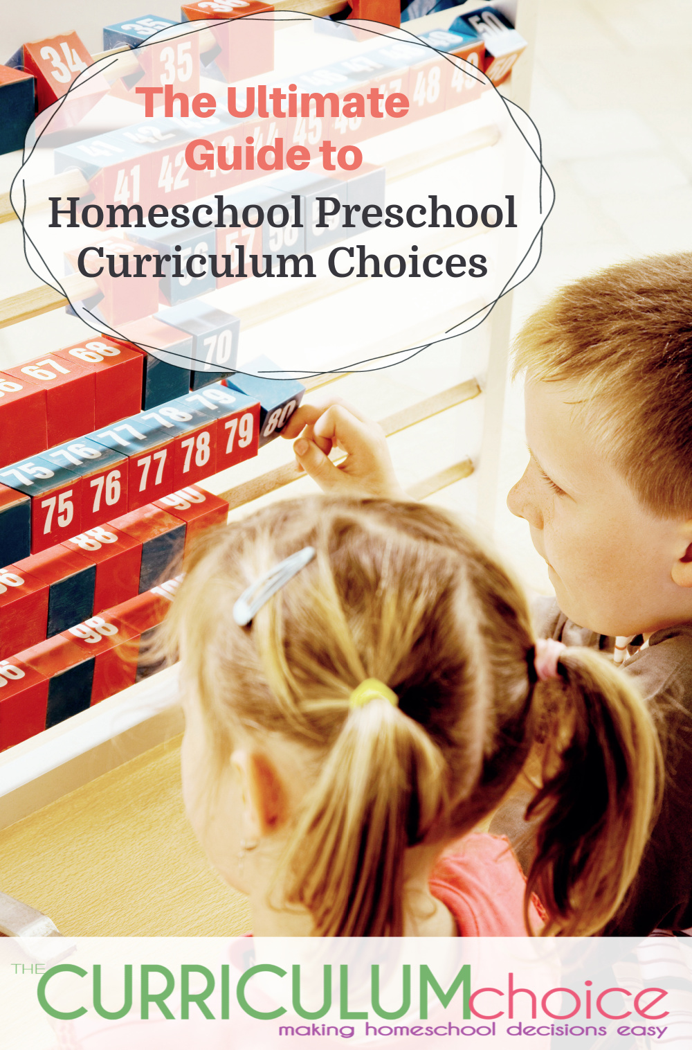 This Ultimate Guide to Homeschool Preschool Curriculum Choices includes everything from full curriculum options to hands-on activities, wonderful living books, great apps and more! From The Curriculum Choice