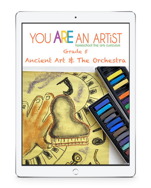You ARE An ARTist Homeschool Fine Arts Curriculum- Grade 5
