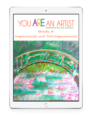 You ARE An ARTist Homeschool Fine Arts Curriculum- Grade 4