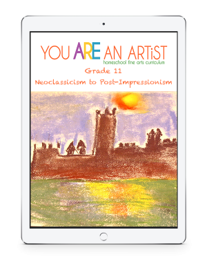 You ARE An ARTist Homeschool Fine Arts Curriculum- Grade 11
