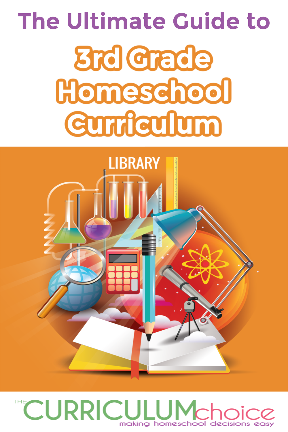 The Ultimate Guide to 3rd Grade Homeschool Curriculum is your go-to reference for full curriculum options, curriculum for individual subjects, as well as ideas for extras such as piano and art for 3rd grade!