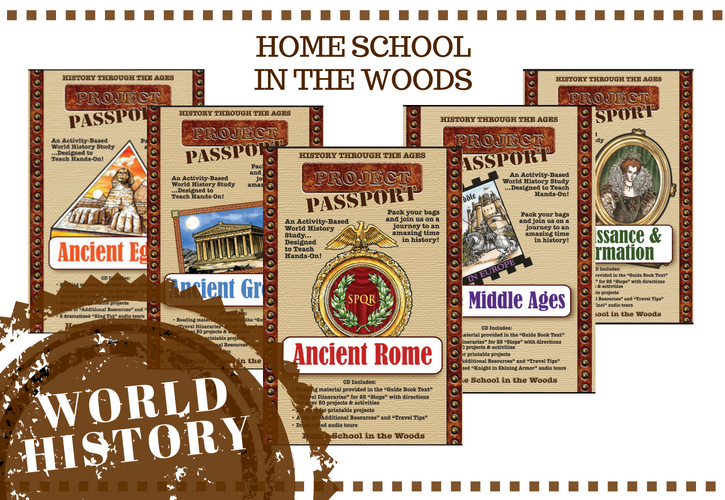 Home School in the Woods Project Passport World History Studies
