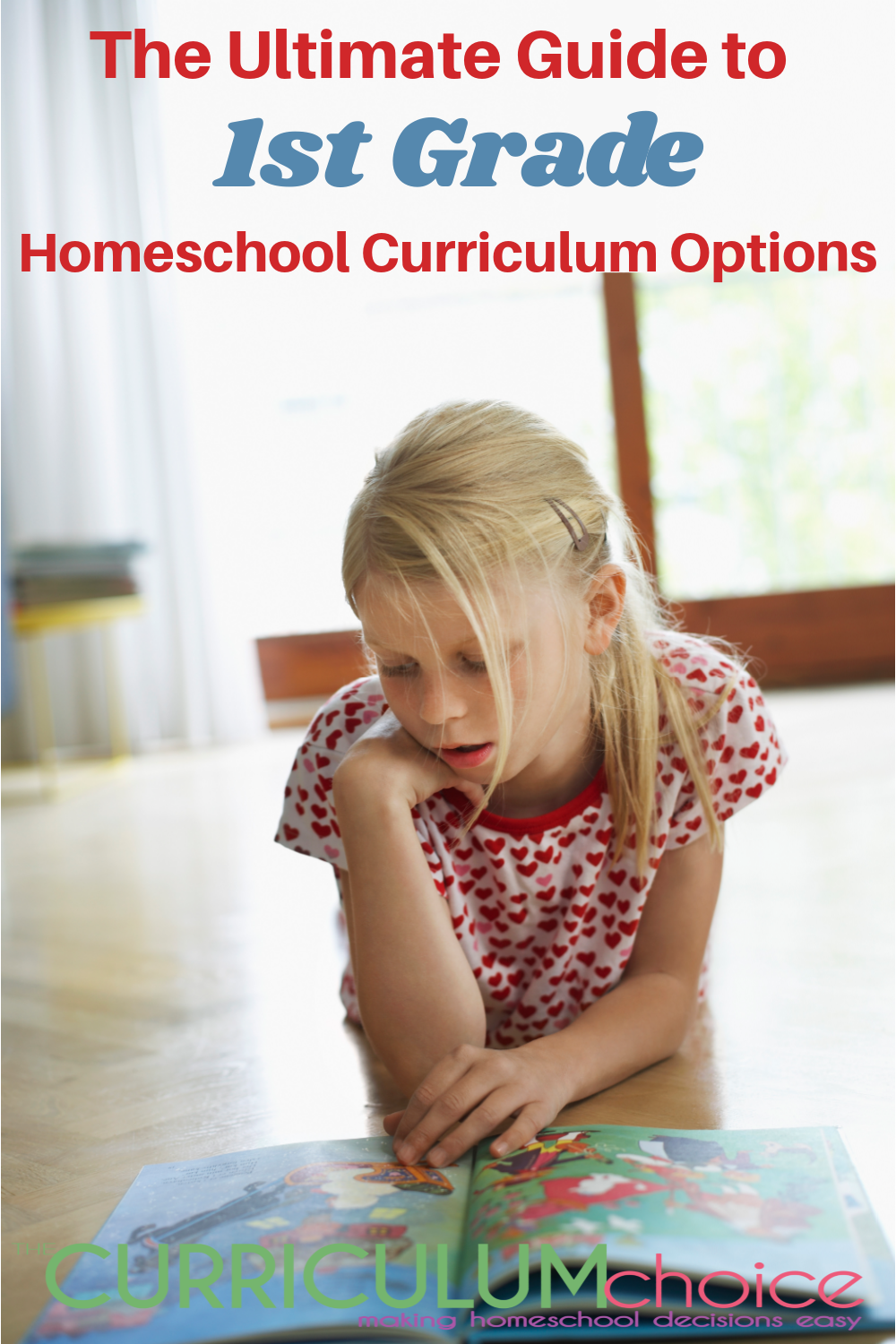 This Ultimate Guide to 1st Grade Homeschool Curriculum Options includes ideas for full curriculum, math, English, science, history/geography and extras! From The Curriculum Choice