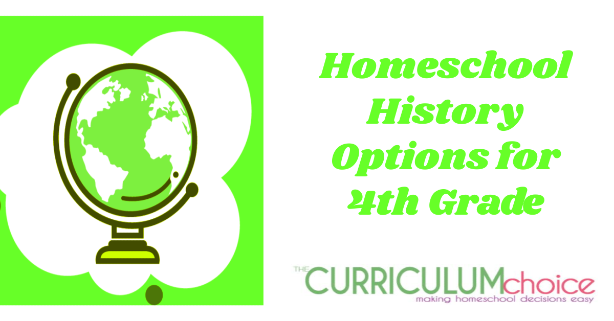 Homeschool History Options for 4th Grade