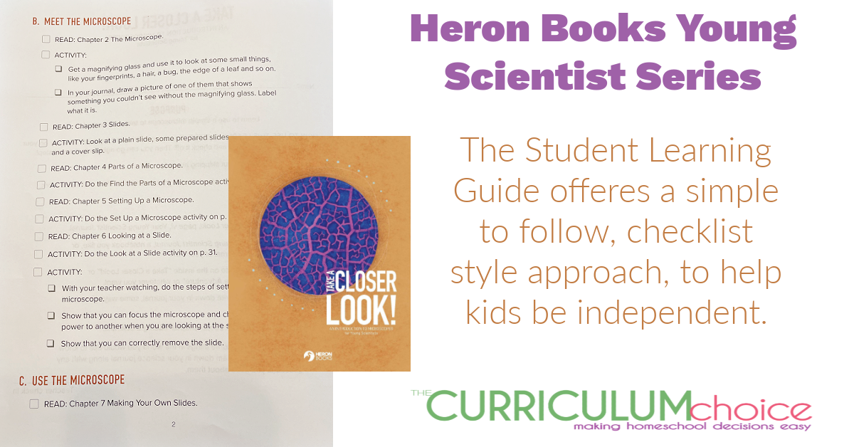 Heron Books Young Scientist Series Student Learning Guide