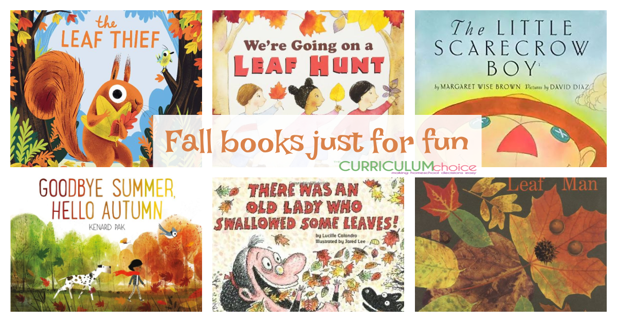 Fall Books Just For Fun from The Curriculum Choice