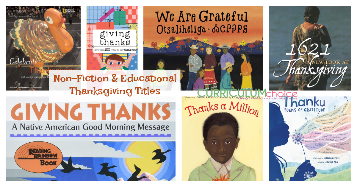 Non-Fiction and Educational Thanksgiving Titles